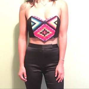 Rojas bandeau bustier top